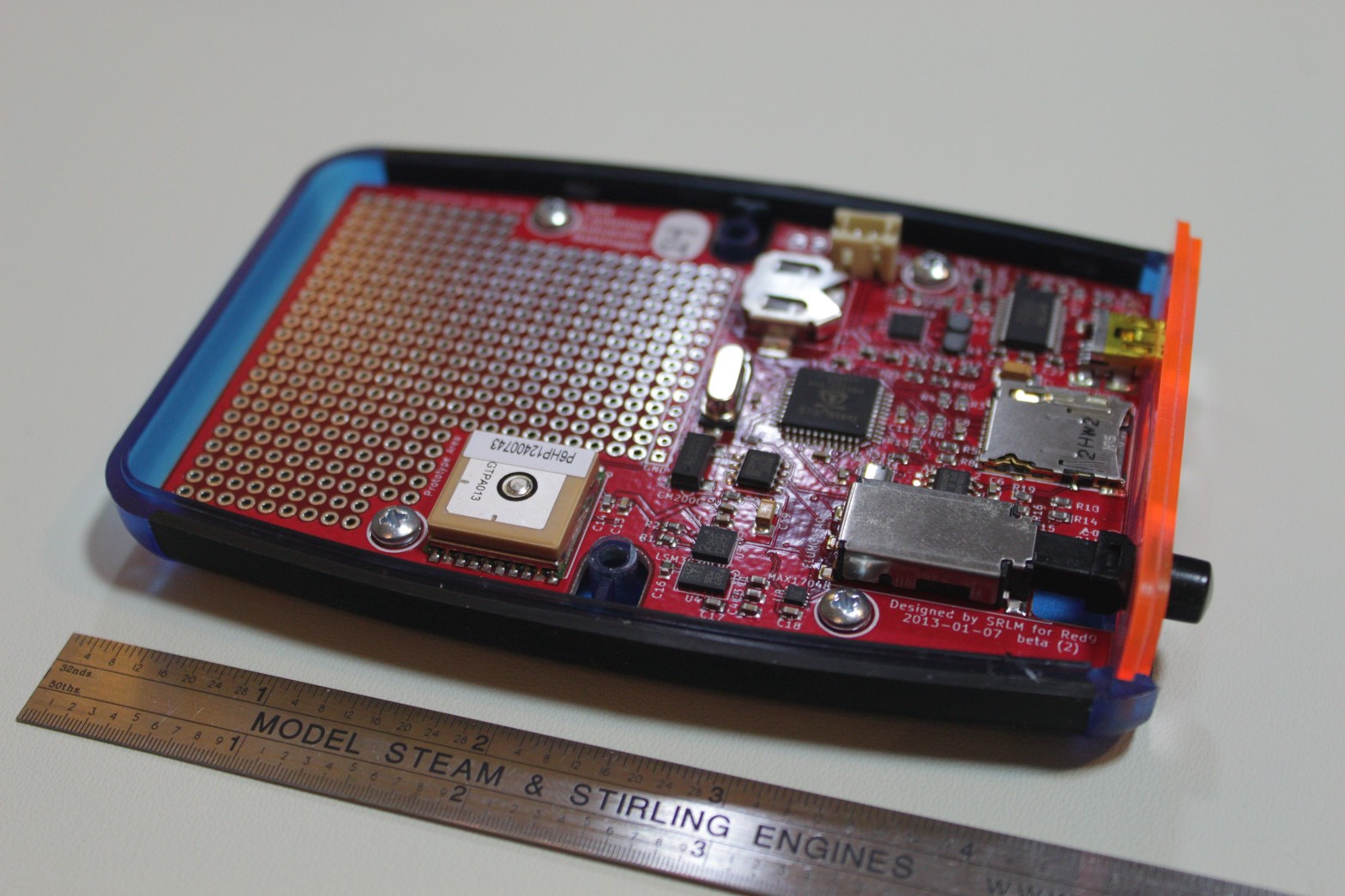 SCAD beta with ruler