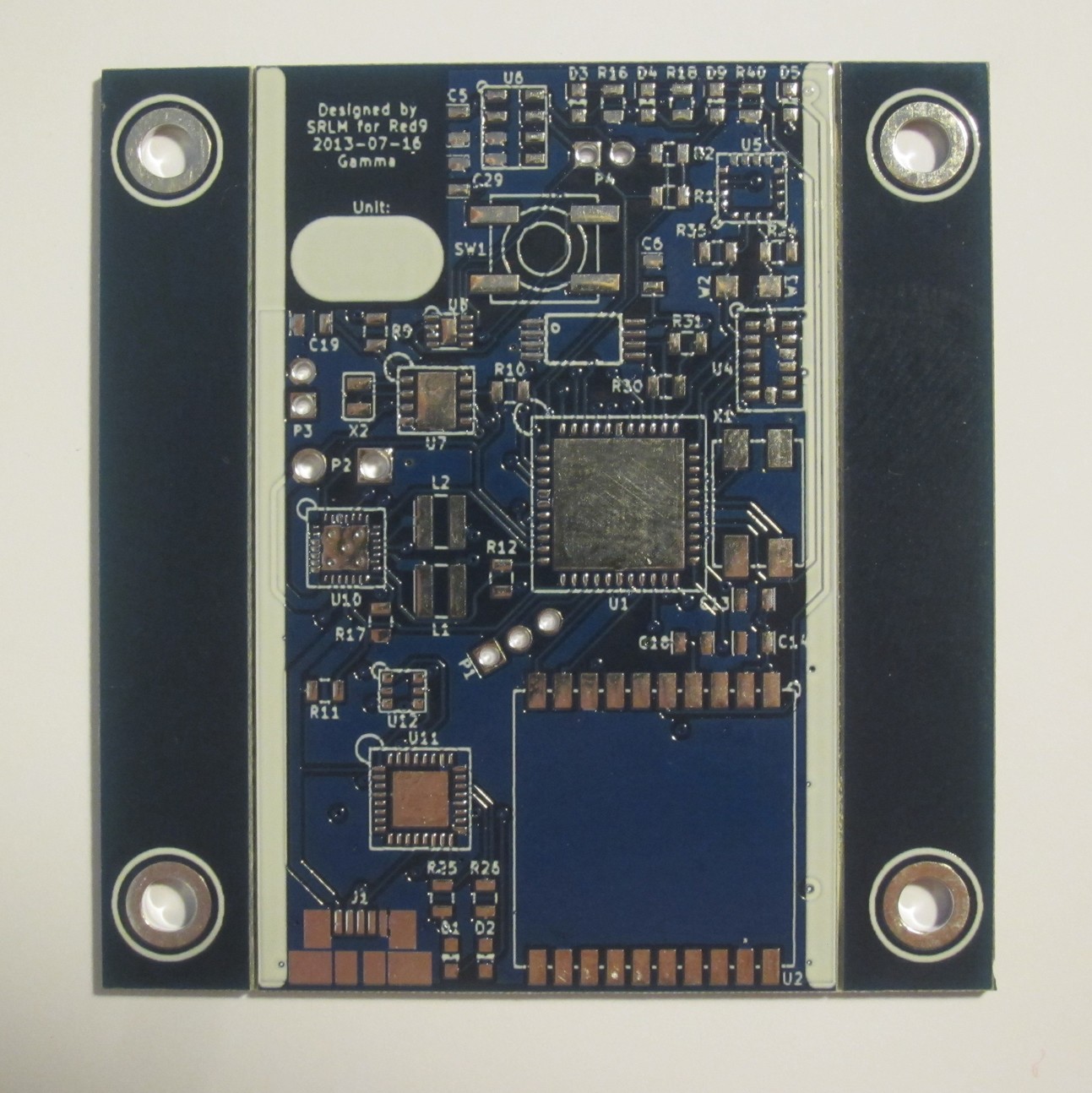 SCAD Gamma, unpopulated, front