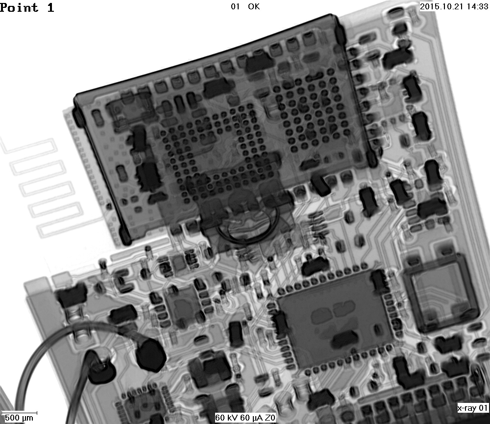 X ray of gamma board