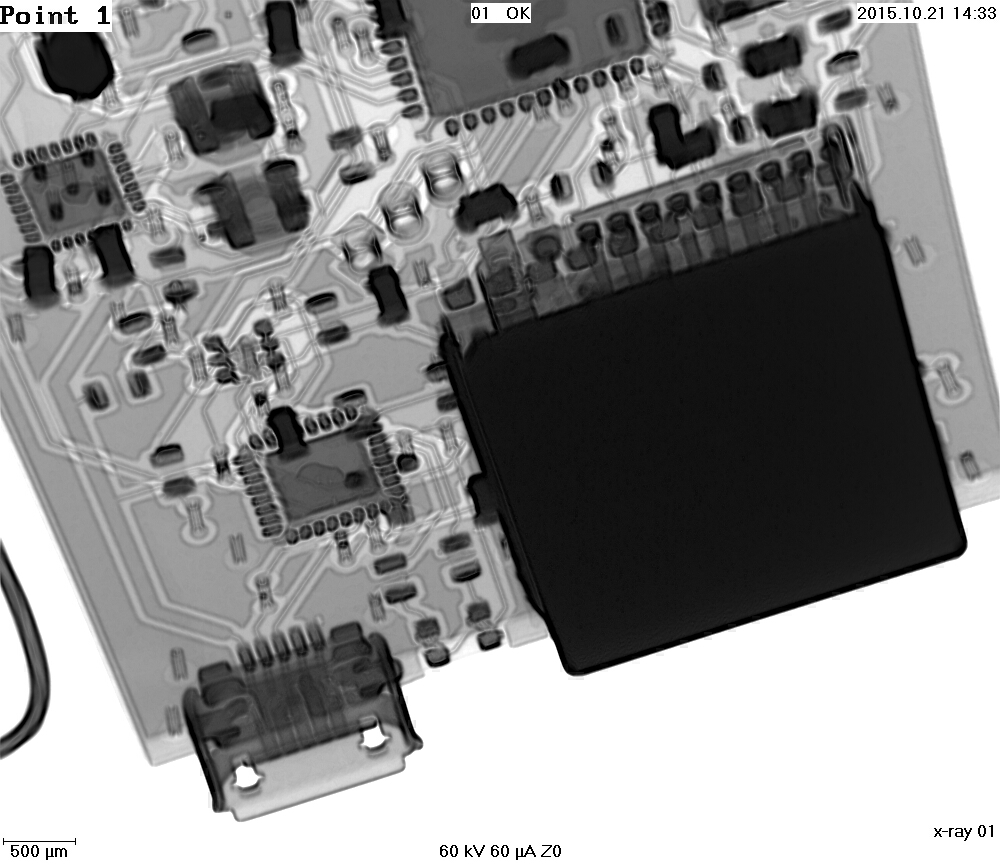 X ray of gamma board