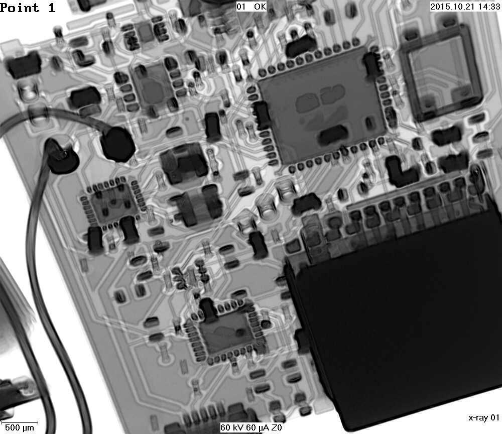 X ray of gamma board